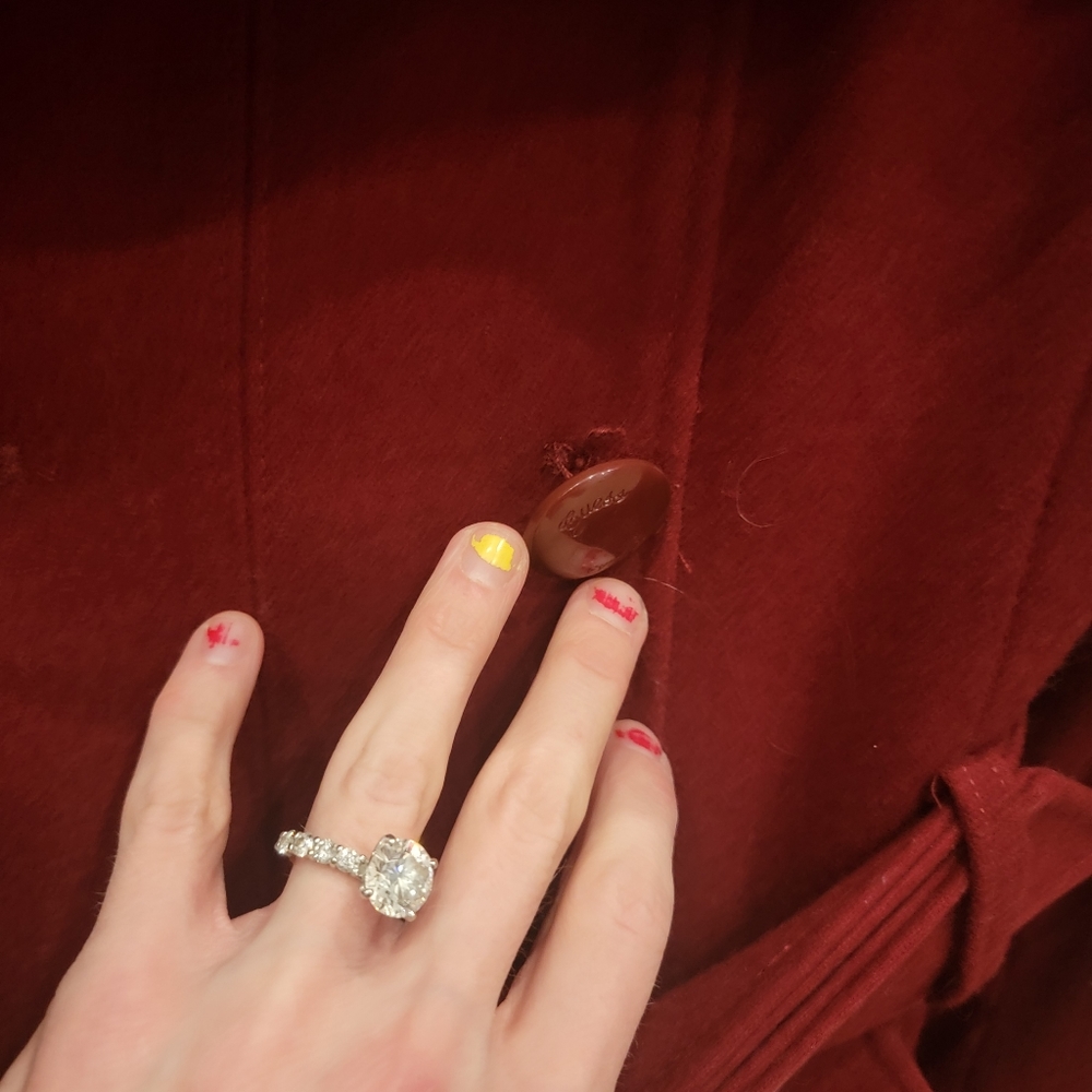 Guess Size Small Wool Long Jacket - image 5